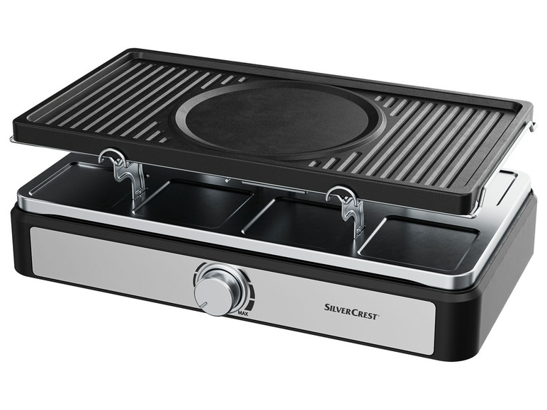 Ga naar volledige schermweergave: SILVERCREST® KITCHEN TOOLS Raclette-, fondue- en grillapparaat, 1400 W - afbeelding 3