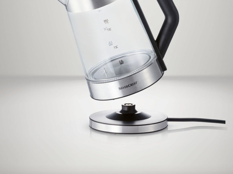 Aller en mode plein écran SILVERCREST® KITCHEN TOOLS Bouilloire en verre, max. 3 000 W, contenu 1,7 L - Photo 12