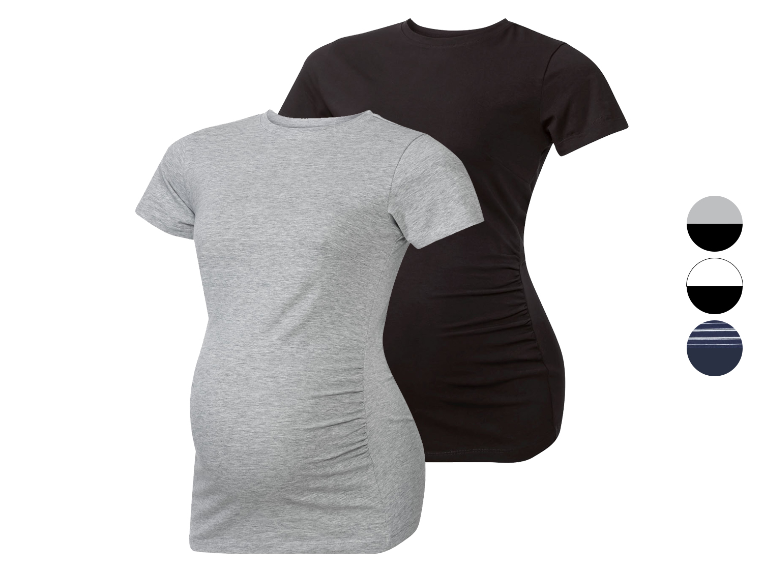Set van 2 zwangerschapsshirts