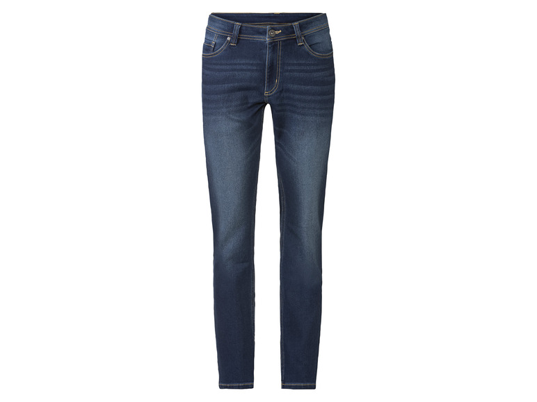 Ga naar volledige schermweergave: LIVERGY® Slim fit sweatdenim jeans van een katoenmix - afbeelding 2