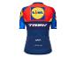 Maillot de cyclisme Trek, Lidl, Santini et Bontrager.