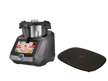 SILVERCREST® Monsieur Cuisine Smart anthracite avec planche coulissante noire