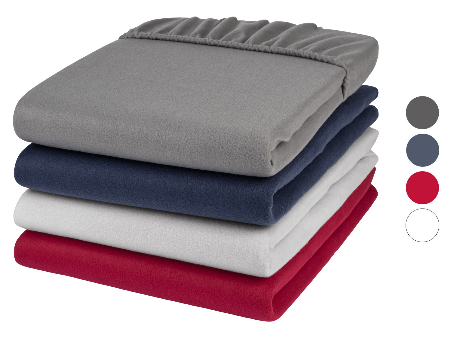 LIVARNO home Fleece hoeslaken, 140-160 x 200 cm