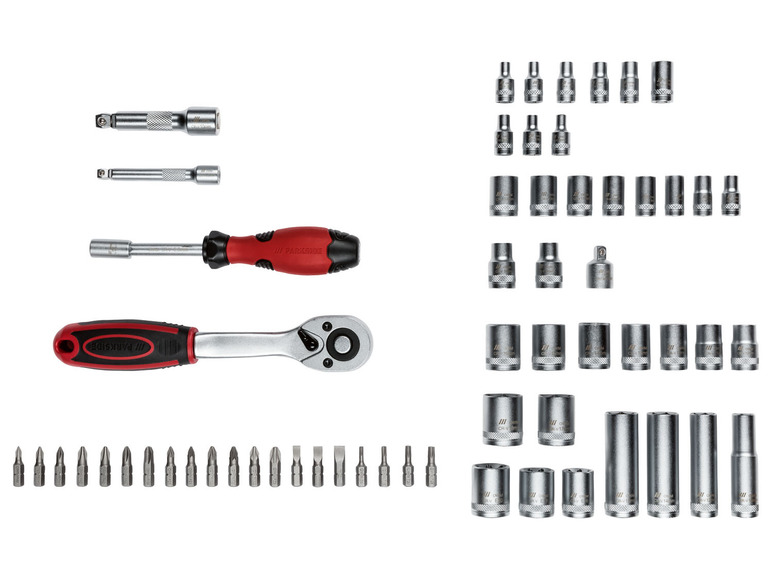 Ga naar volledige schermweergave: PARKSIDE® Dopsleutelset, 61-delig - afbeelding 3