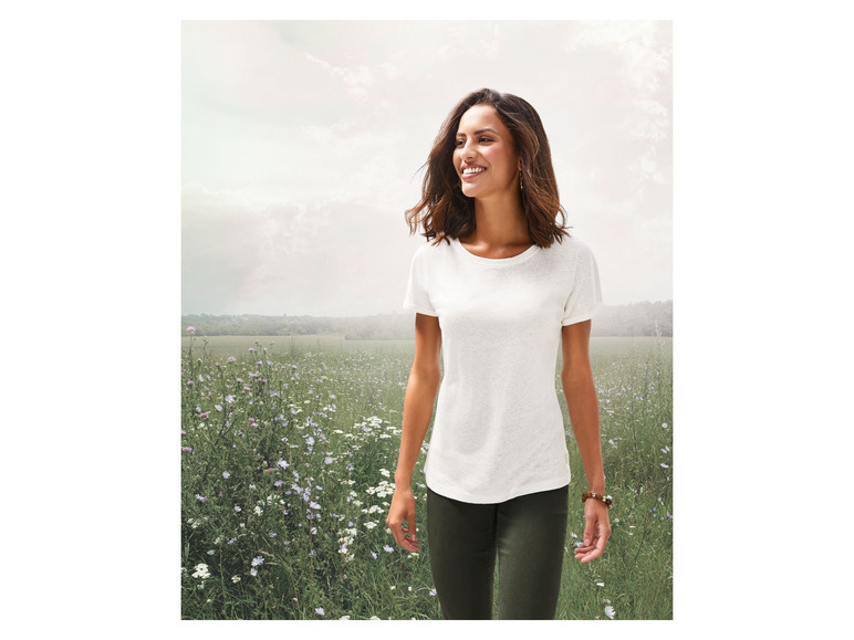 Ga naar volledige schermweergave: esmara Nonchalant t-shirt van een hennepmix - afbeelding 3