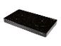Zwarte SILVERCREST dubbele inductiekookplaat met aanraakbediening en digitaal display.