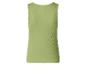 Groene geribbelde tanktop voor dames