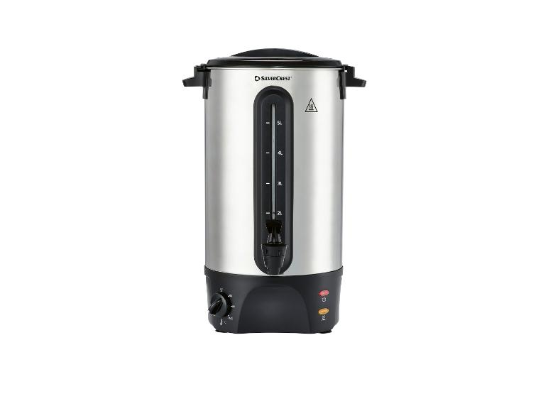SilverCrest roestvrijstalen warmhoudkan met tapkraan en niveau-indicator