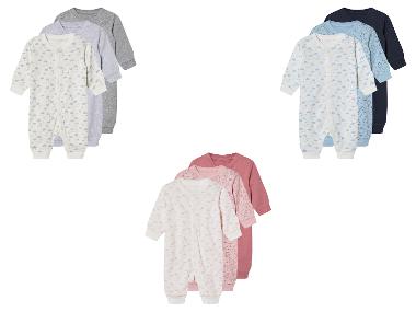 Grenouillères pour bébé, 3 pièces lupilu®