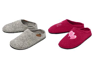 ESMARA® Chaussons en feutre pour femmes