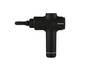 Een zwarte massagepistool van Silvercrest.