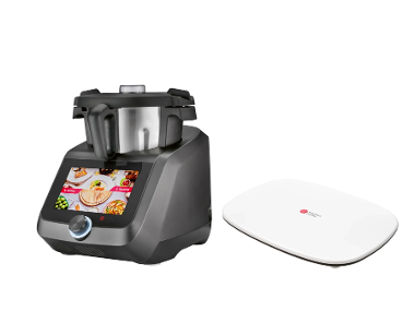SILVERCREST® Monsieur Cuisine Smart anthracite avec planche à roulettes