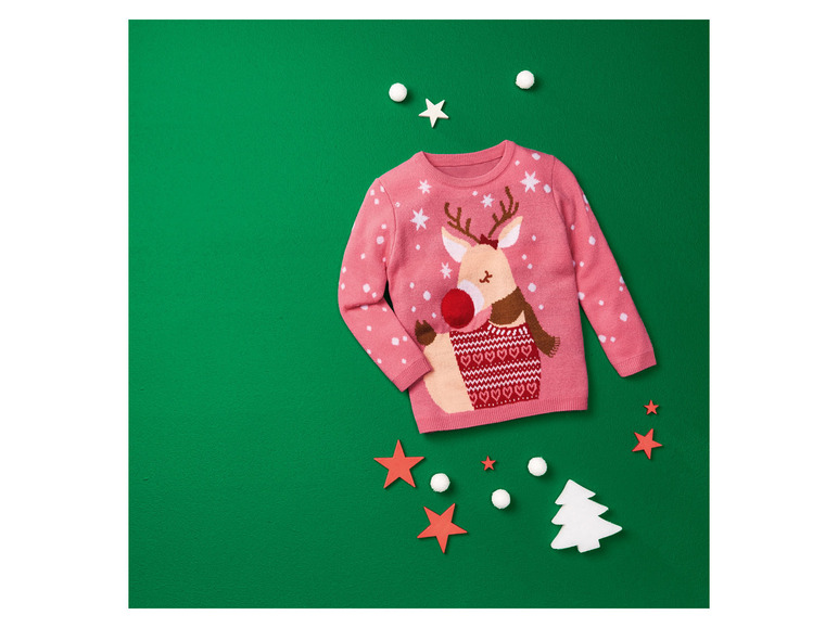 Aller en mode plein écran lupilu® Pull de Noël avec lumières LED ou son - Photo 3