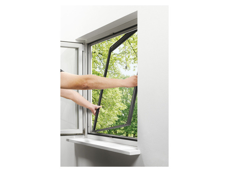 Ga naar volledige schermweergave: LIVARNO home Aluminium vliegenraam, 130 x 150 cm - afbeelding 7