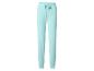 Mintgroene joggingbroek met trekkoord in de taille.