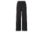 Zwarte, losvallende broek met elastische tailleband