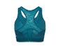 Turquoise sportbeha met mesh racerback