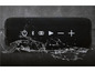 Un haut-parleur Bluetooth noir imperméable.
