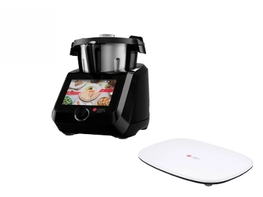 SILVERCREST® Monsieur Cuisine Smart Black + planche coulissante