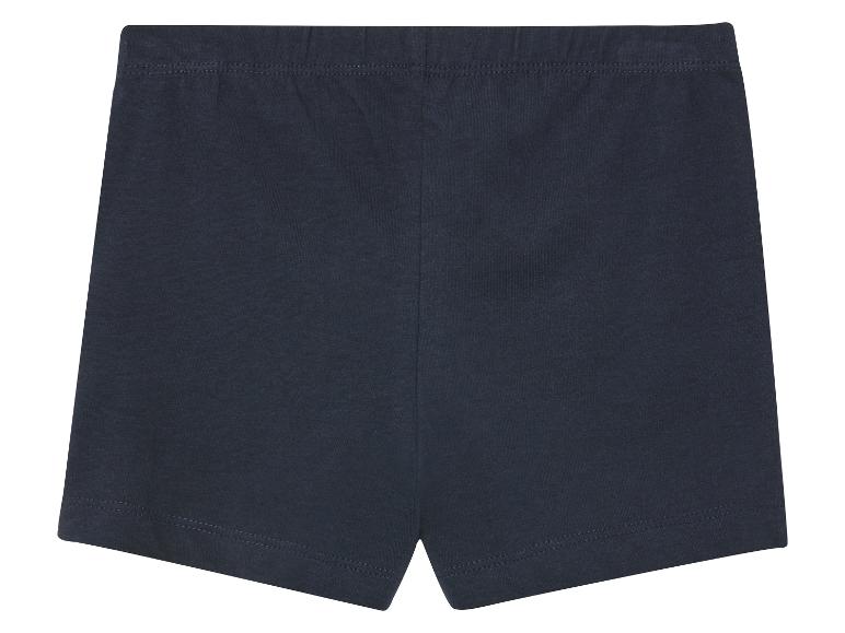 Shorts en coton bleu marine pour enfant.
