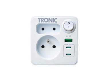 TRONIC® Adaptateur de prise USB multi-charge