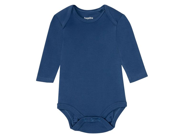Ga naar volledige schermweergave: lupilu® Set van 2 biokatoenen body's met lange mouwen - afbeelding 6