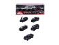 Majorette Black Edition speelgoedauto's in doos en individueel getoond