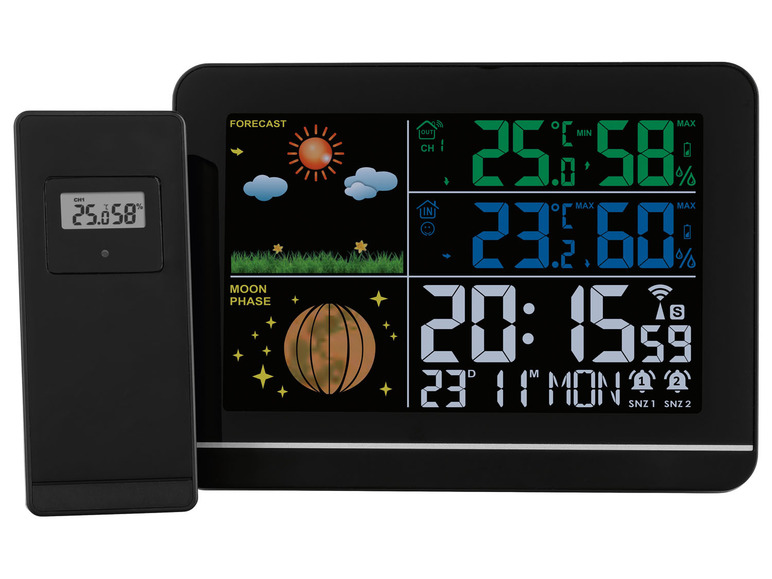 Aller en mode plein écran AURIOL® Station météo radioguidée - Photo 6