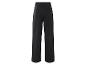 Zwarte pantalon met wijde pijpen.