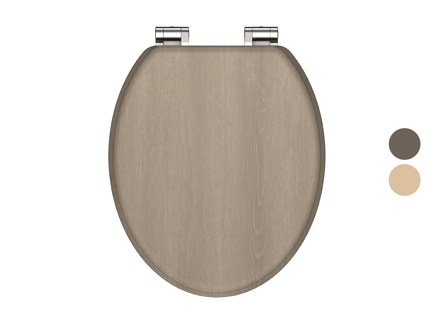 Schütte Wc-bril met houtoptiek in MDF en softclose