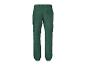 Pantalon cargo vert avec poches et chevilles élastiquées.