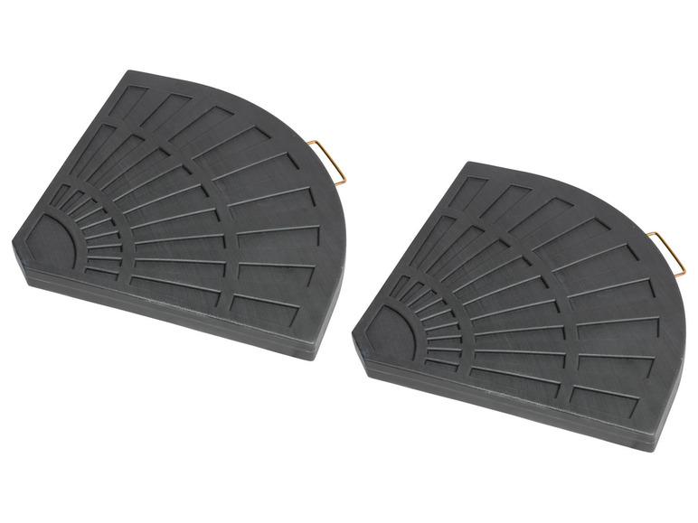 Ga naar volledige schermweergave: LIVARNO home Set van 2 tegels voor parasolstandaard - afbeelding 1