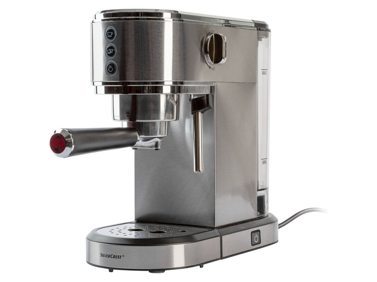 Ga naar volledige schermweergave: SILVERCREST® KITCHEN TOOLS Espressomachine Slim, 1350 W - afbeelding 1