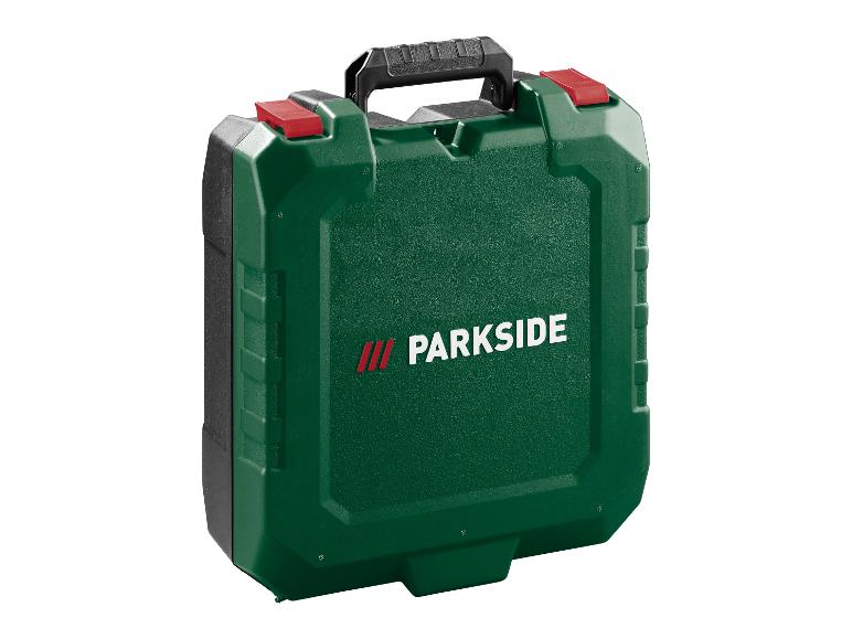 Groene gereedschapskoffer van Parkside.
