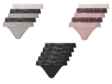 ESMARA® Strings pour femmes, 5 pièces