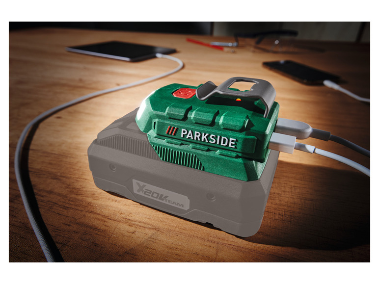 Aller en mode plein écran Adaptateur de batterie 20 V PARKSIDE® PAA20 - Photo 3