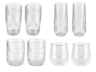 Set de 2 verres à double paroi, en verre borosilicate ERNESTO®