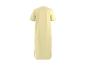 Robe longue beige clair à manches courtes, vue de dos