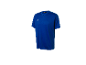 Een blauw Craft T-shirt met V-hals.