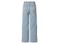 Jean large taille haute bleu clair, vue arrière