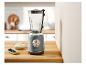 Retro SilverCrest blender op een houten aanrecht.