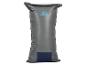 Crivit grijze waterdichte zak met donkerblauw venster.