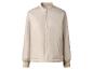 Blouson beige zippé, coupe bomber.