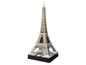 Un modèle de la Tour Eiffel fait de pièces de puzzle.