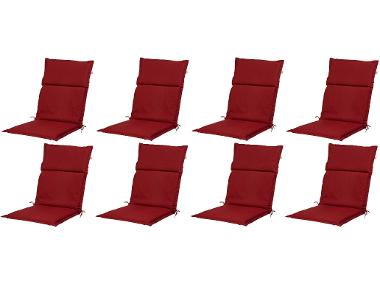 Lot de 8 coussins pour chaise de jardin, 107 x 45 cm LIVARNO home