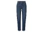 Jean en denim bleu foncé avec un style classique à cinq poches
