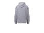 Sweat-shirt à capuche gris clair, vue arrière.