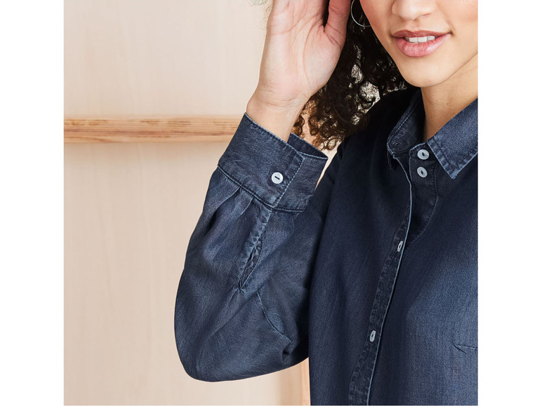 Ga naar volledige schermweergave: esmara® Blouse met denim-look - afbeelding 11