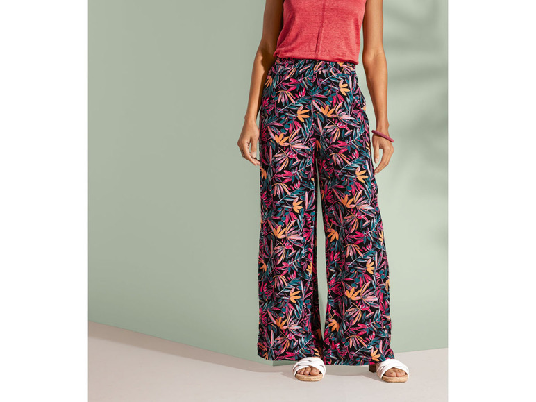 Aller en mode plein écran esmara® Pantalon d'été confortable avec jambes larges - Photo 3