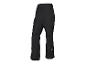 Pantalon de ski noir pour homme avec poches cargo et fermetures éclair.